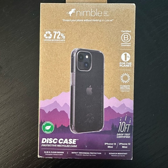 Clear iPhone case for iPhone 13 mini and iPhone 12 mini - scratch resistant - Picture 4 of 4